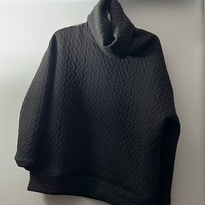 Extra long neck sweater